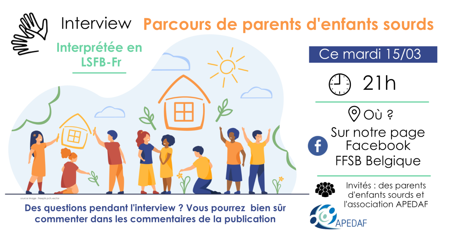 Facebook Live Parcours De Parents Denfants Sourds Ffsb